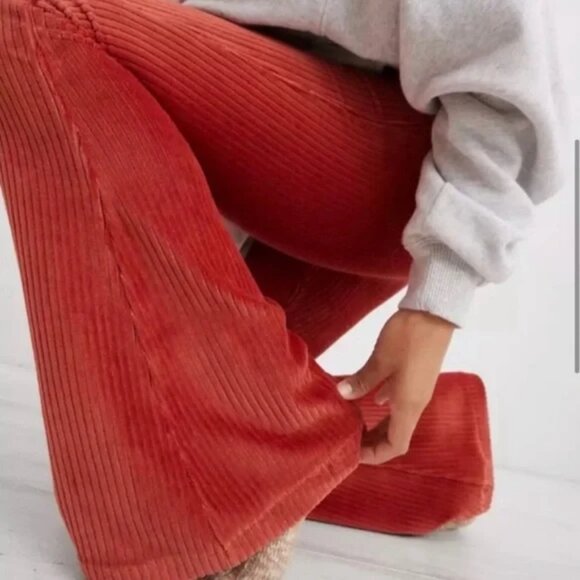 Aerie Velour Groove-On Flare Pants - Picture 2 of 2